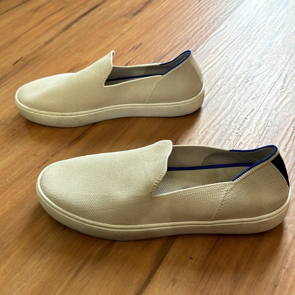 Rothy's Cream Slip-On Sneakers - Picture 3 of 7
